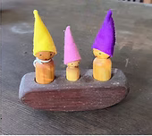 Seesaw with 3 gnomes