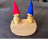 Seesaw with 2 gnomes
