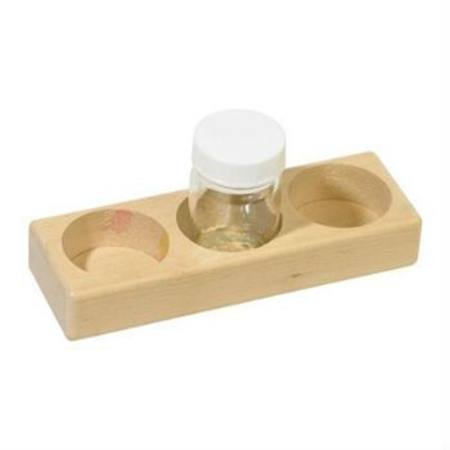 Paint jar set of 3 50ml jars in holder