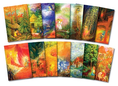 14 Fairy tale postcards FT1-14