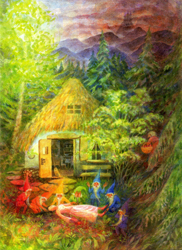 Snow White and the Seven Dwarfs Print P3734E