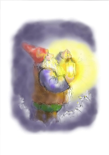 Pebble Greeting Card