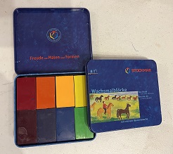 Stockmar Block Crayons Tin 8 Australian Edition