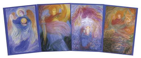 Four Archangels Postcard set
