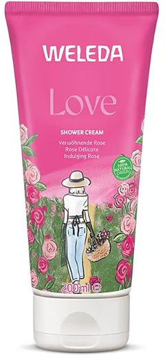 Weleda Love Shower Cream Rose 200ml