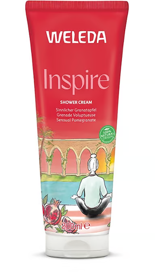 Weleda Inspire Shower Cream Pomegranate 200ml