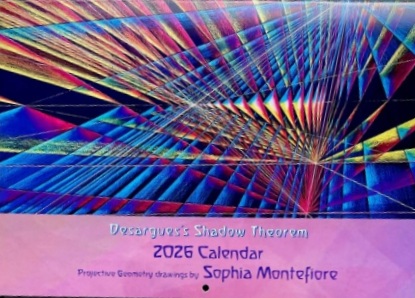 2026 Calendar Projective Geometry esargues's Shadow Theorem