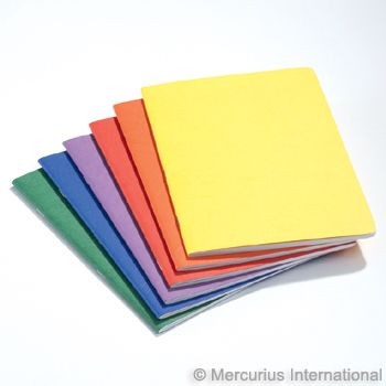 Journal Book Pack of 10 mixed colours