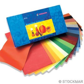 Stockmar Decorating Wax 18 Assorted 10x20cm
