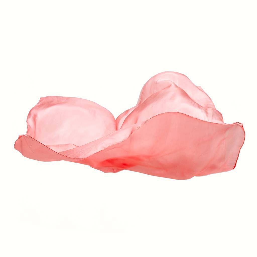 Playsilk, Salmon 90cm x 90cm